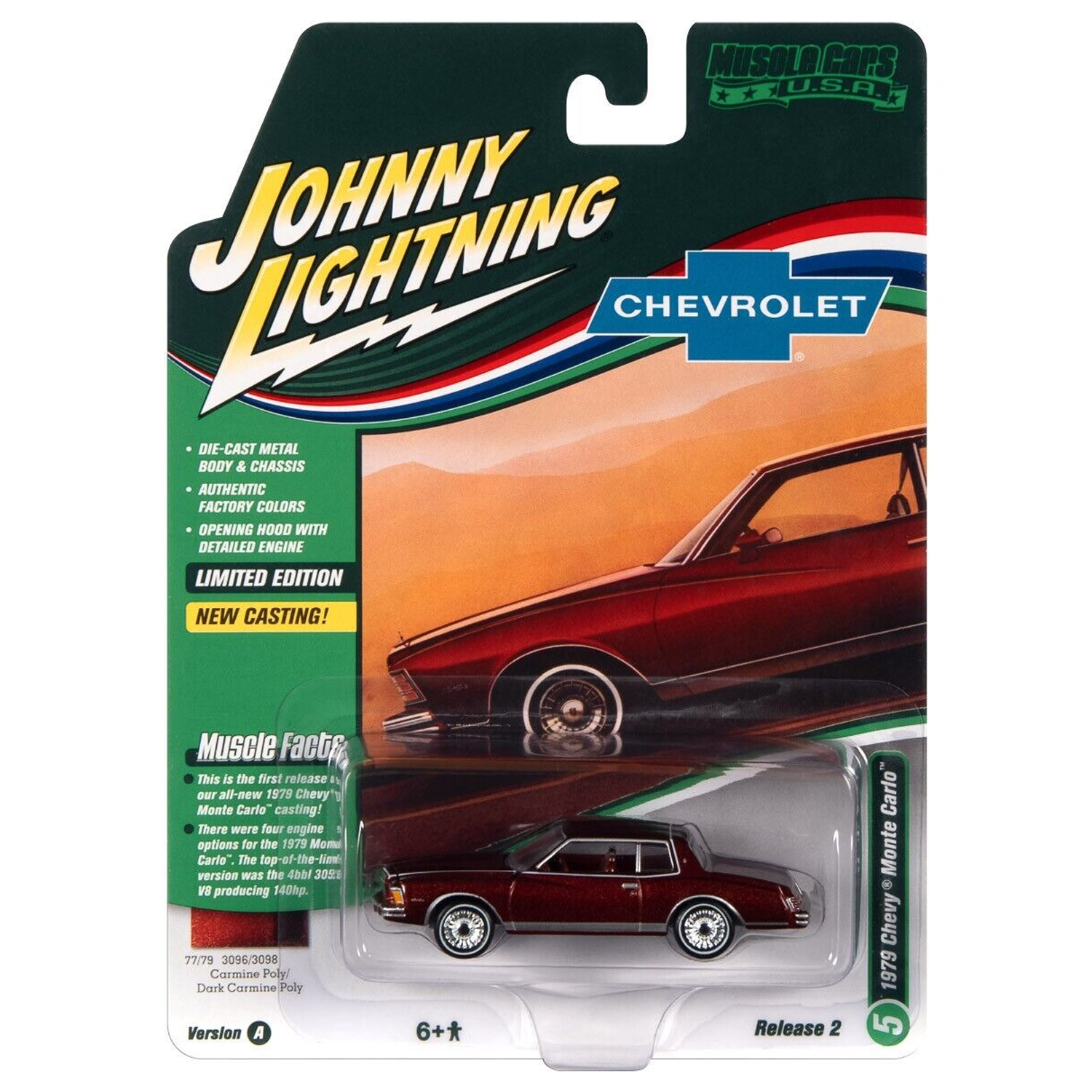 Автомобиль Johnny Lightning 1:64 коричневый JLMC030A-R2-N5 - фото 5