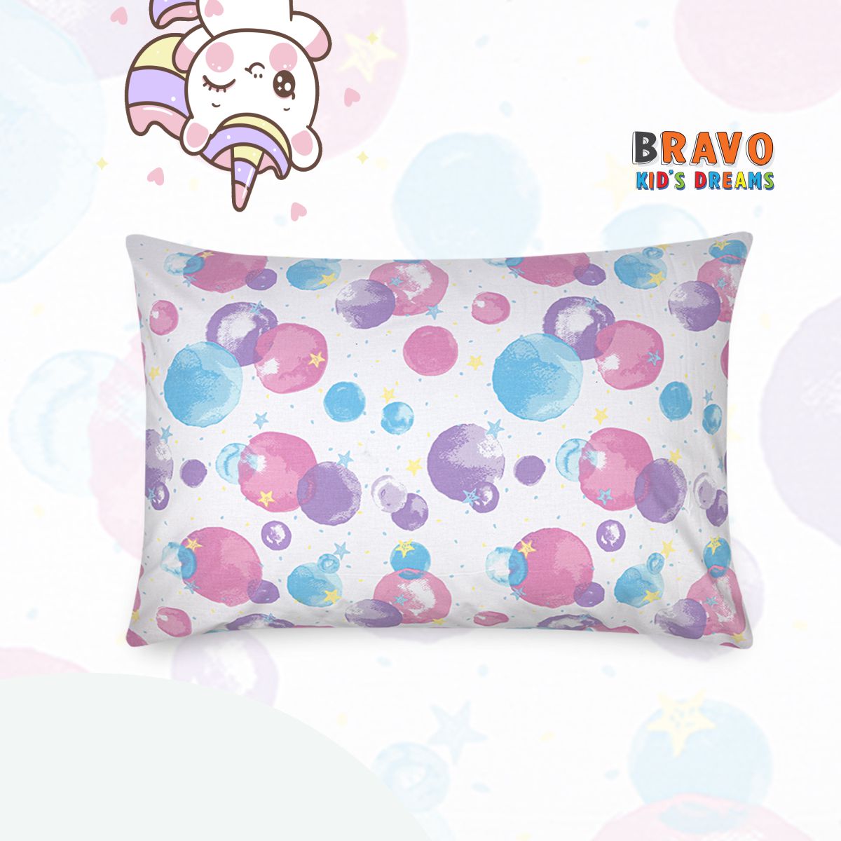 Наволочка BRAVO kids dreams Единороги 50 x 70 см 1 шт. - фото 1
