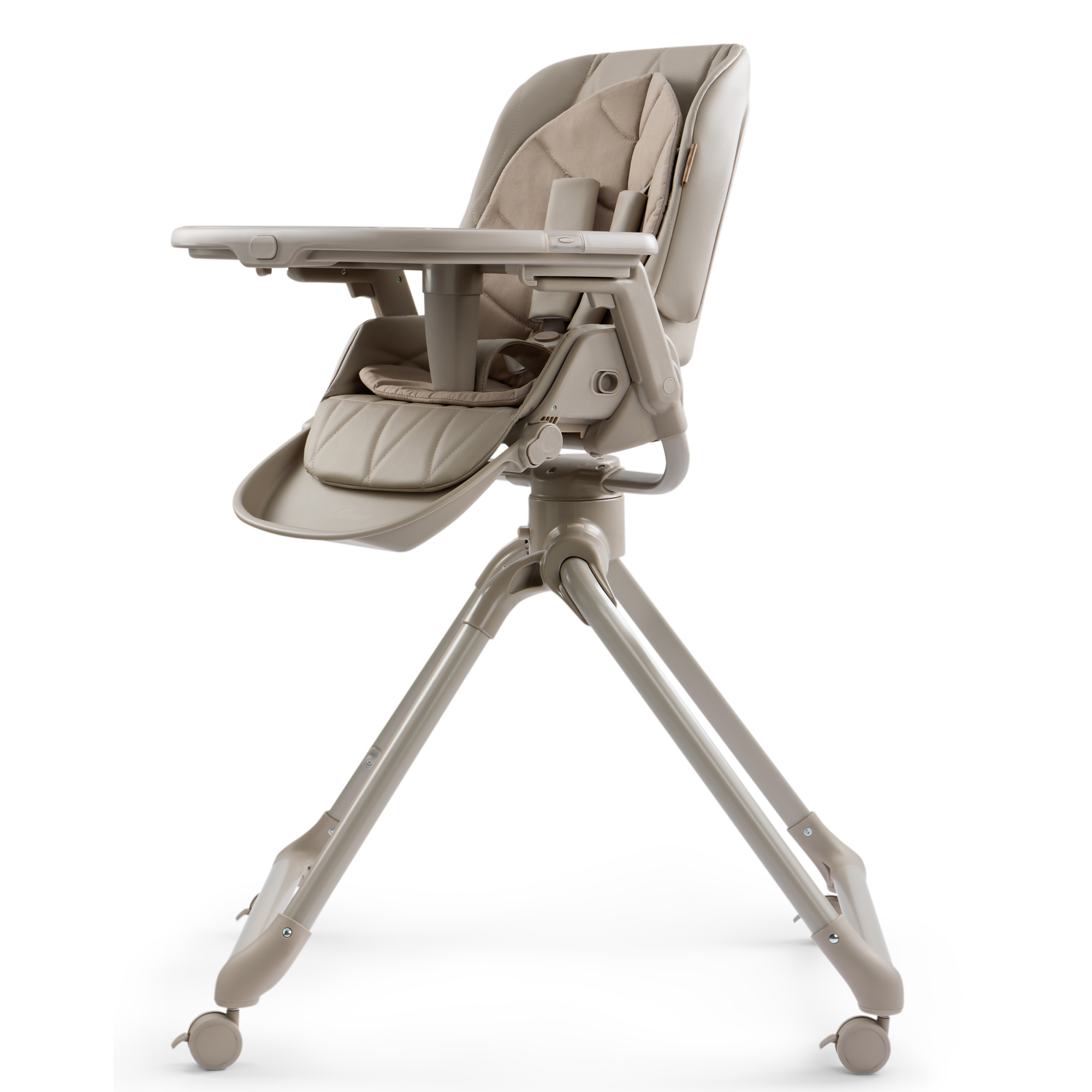 Стульчик для кормления Happy Baby ROMEO серый - фото 7