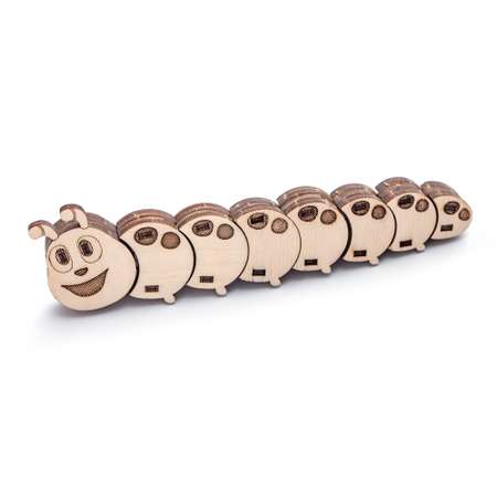 Конструктор DROVO Гусеница деревянный
