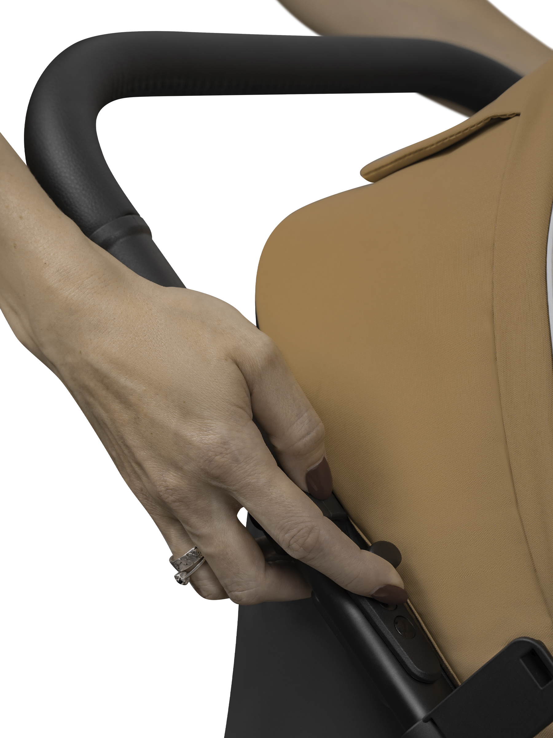 Коляска прогулочная JOVOLA Selena SL, бежевый-серый - фото 19