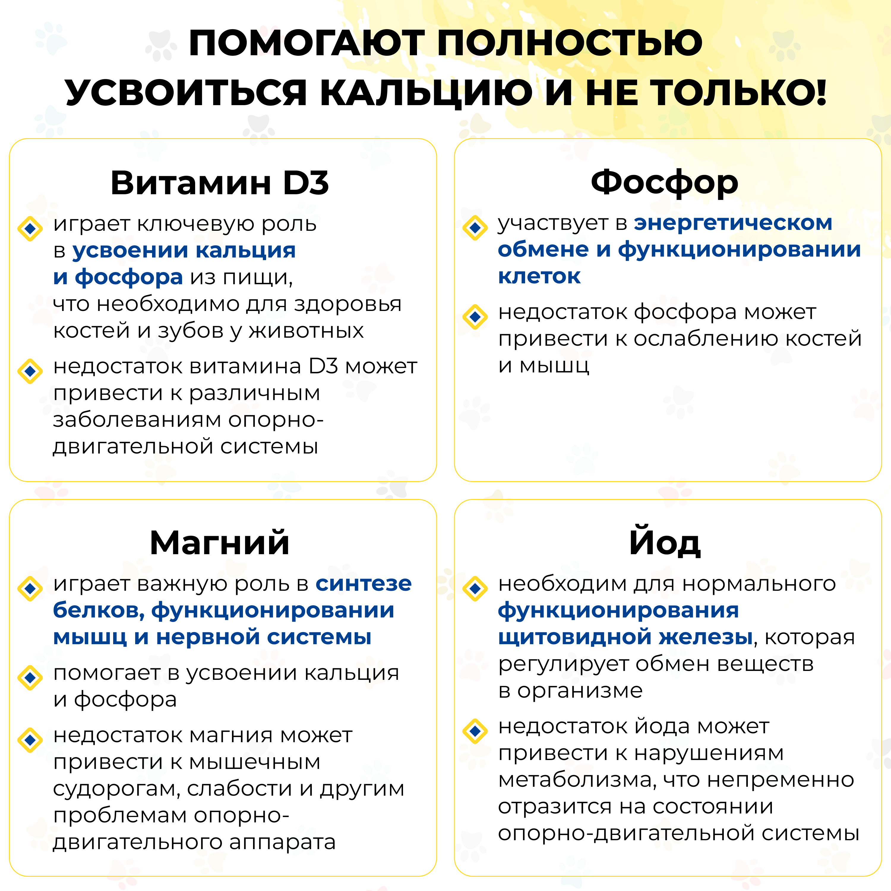 Корм для животных Pets health для поддержки костной ткани после травм и нагрузок собак и кошек - фото 5