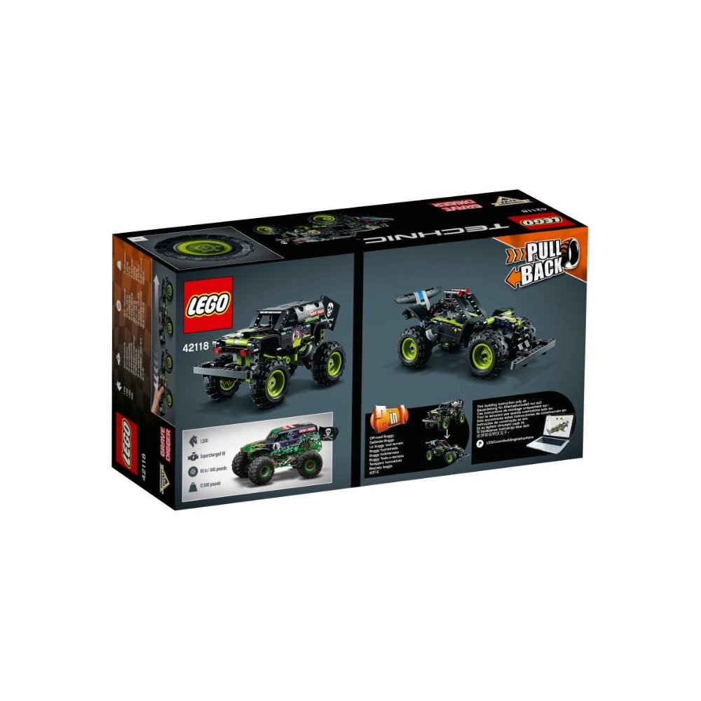 Конструктор LEGO Technic Monster Jam Grave Digger 42118 1379 дет. - фото 2