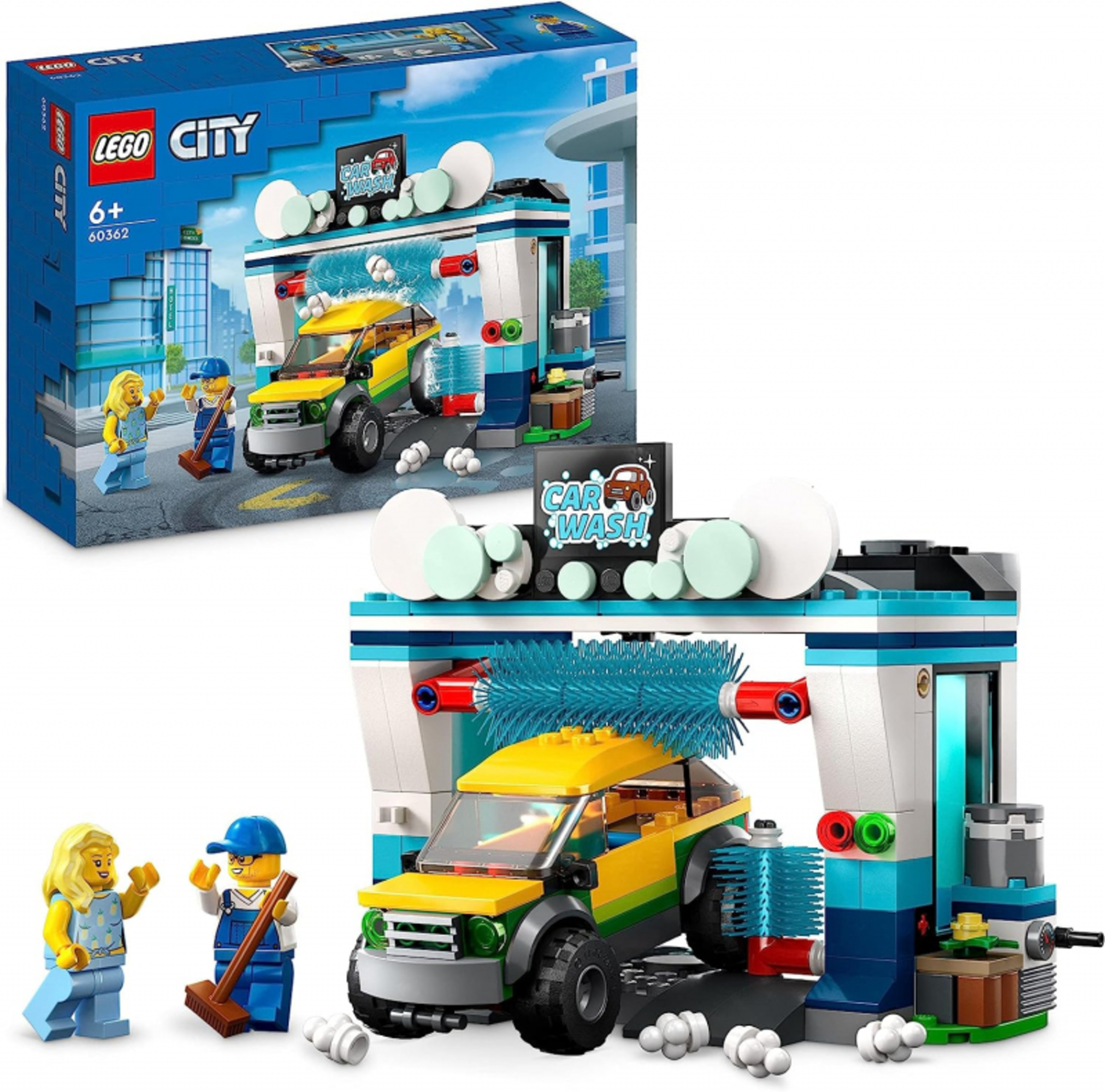 Конструктор LEGO City Автомойка блочный - фото 1