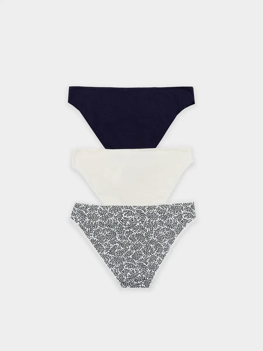 Трусы 3 шт Mark Formelle (Марк Формэль) 412344-3/веточки на молочном - фото 10
