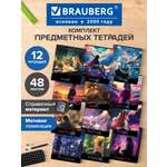 Тетрадь Brauberg 48 лист. 12 шт.