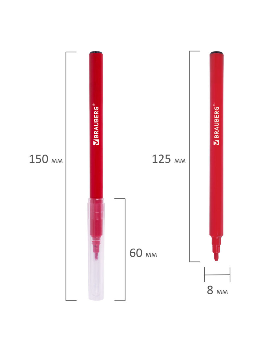 Фломастеры Brauberg - фото 5