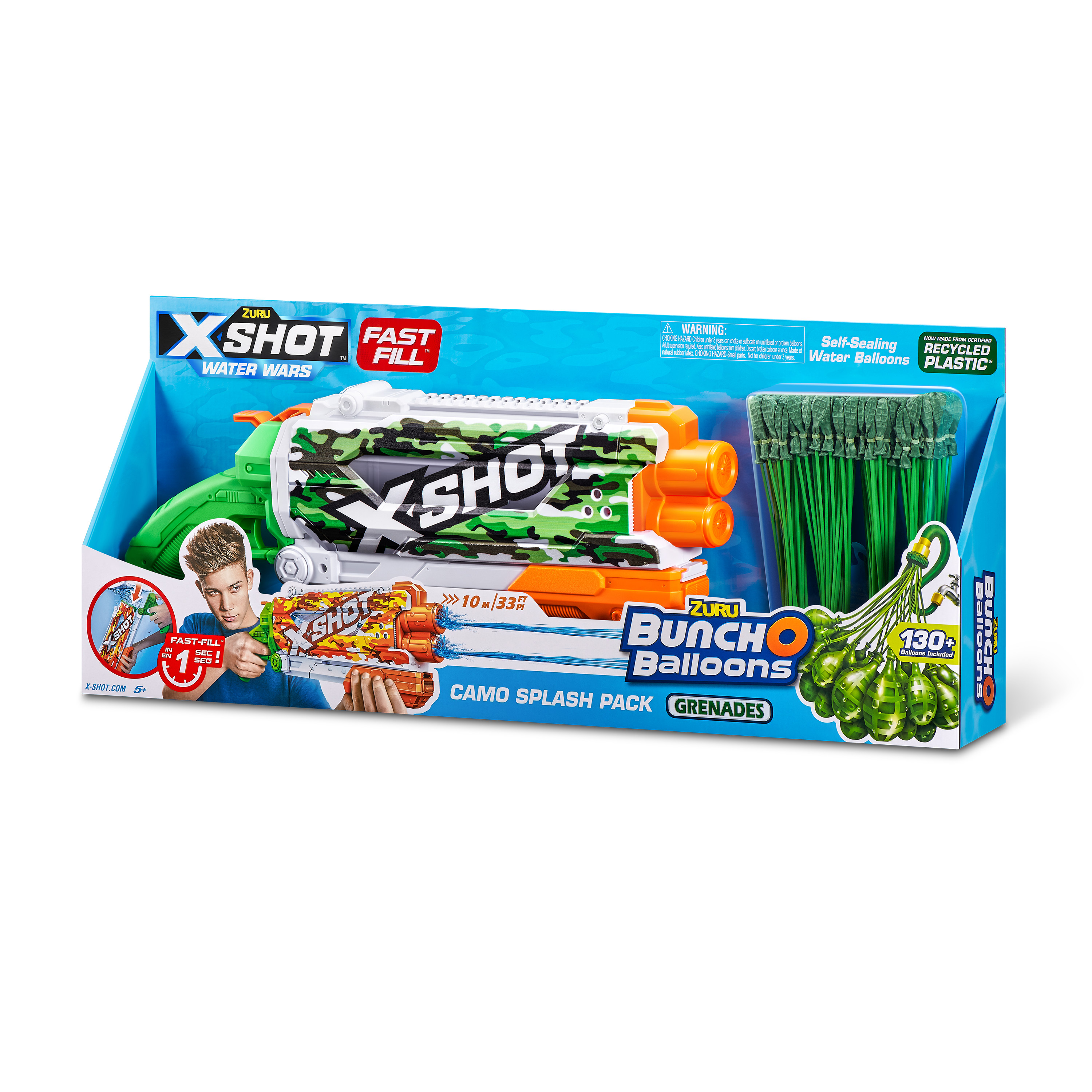 Бластер водный Zuru XSHOT  Skins Комбо - фото 11