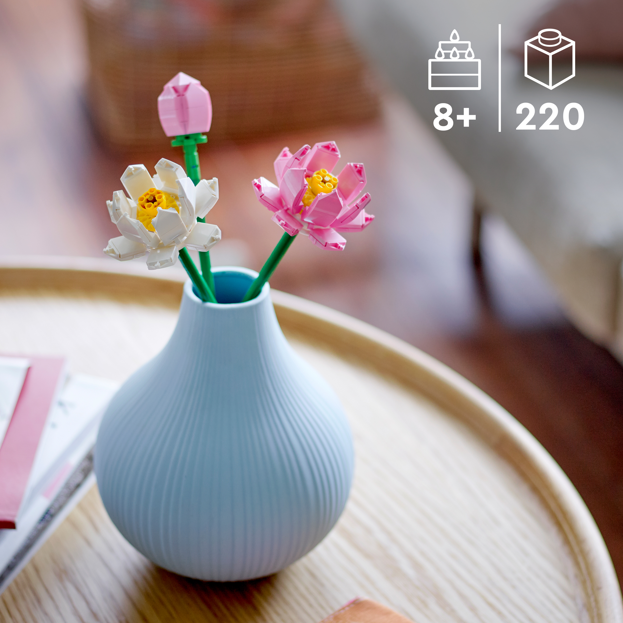 Конструктор LEGO Botanicals Цветы лотоса блочный - фото 8