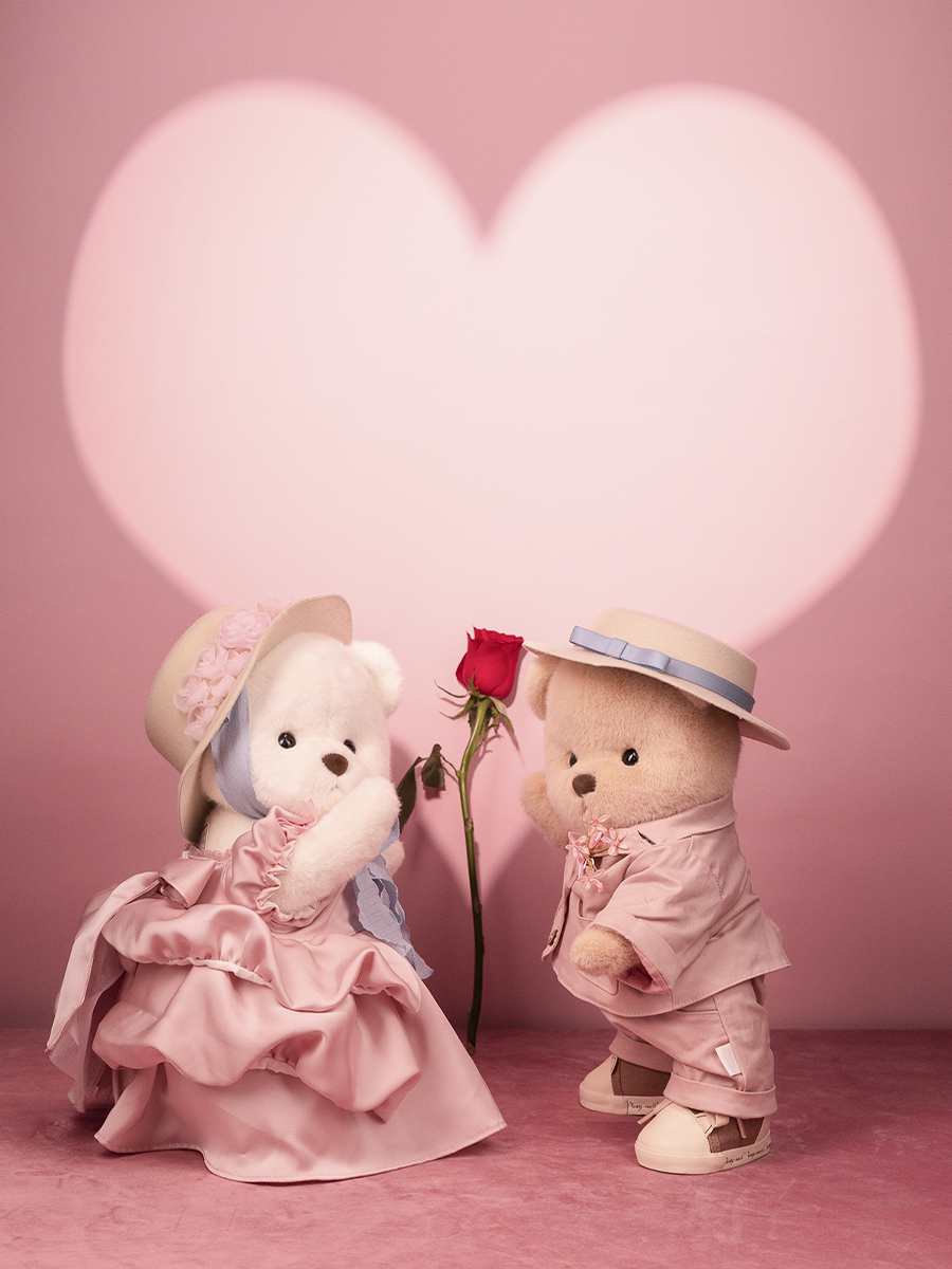 Мягкая игрушка TeddyTales Медведь Сладкая парочка M - фото 10