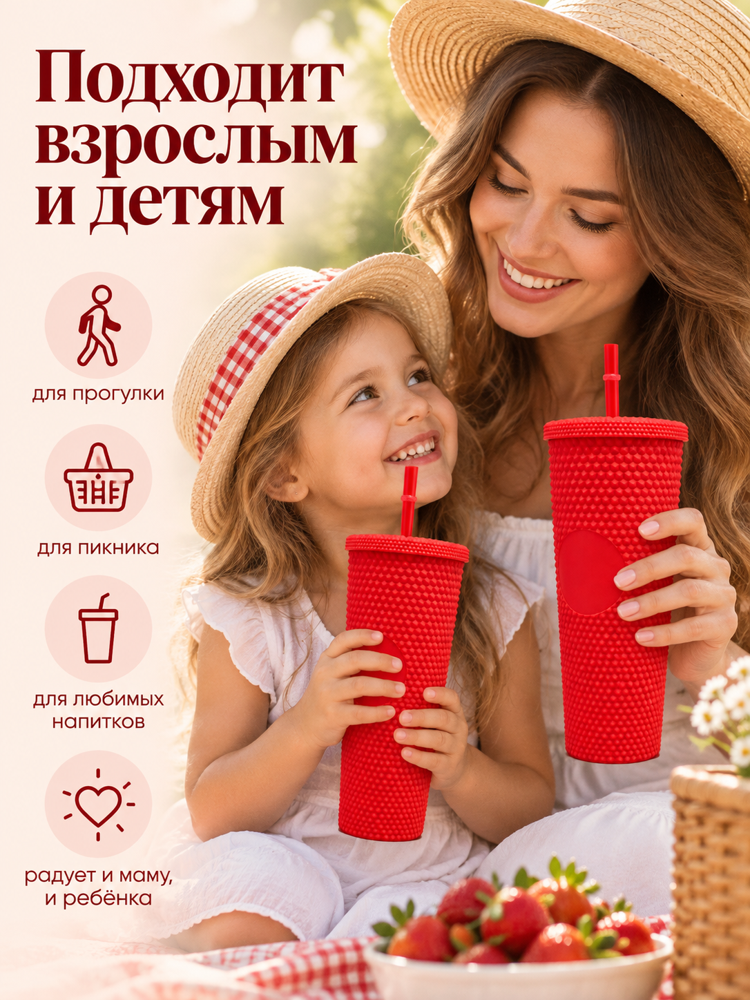 Поильник с трубочкой iLikeGift стакан детский 710 мл - фото 2
