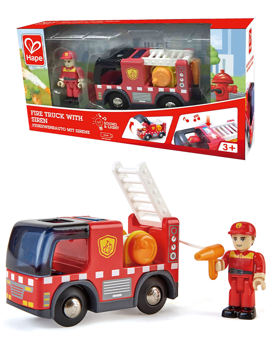 Пожарная машина Hape E3737_HP - фото 1