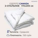 Одеяло SONNO CANADA 2-x сп. 170х205 см Всесезонное с наполнителем Amicor TM Цвет Ослепительно белый