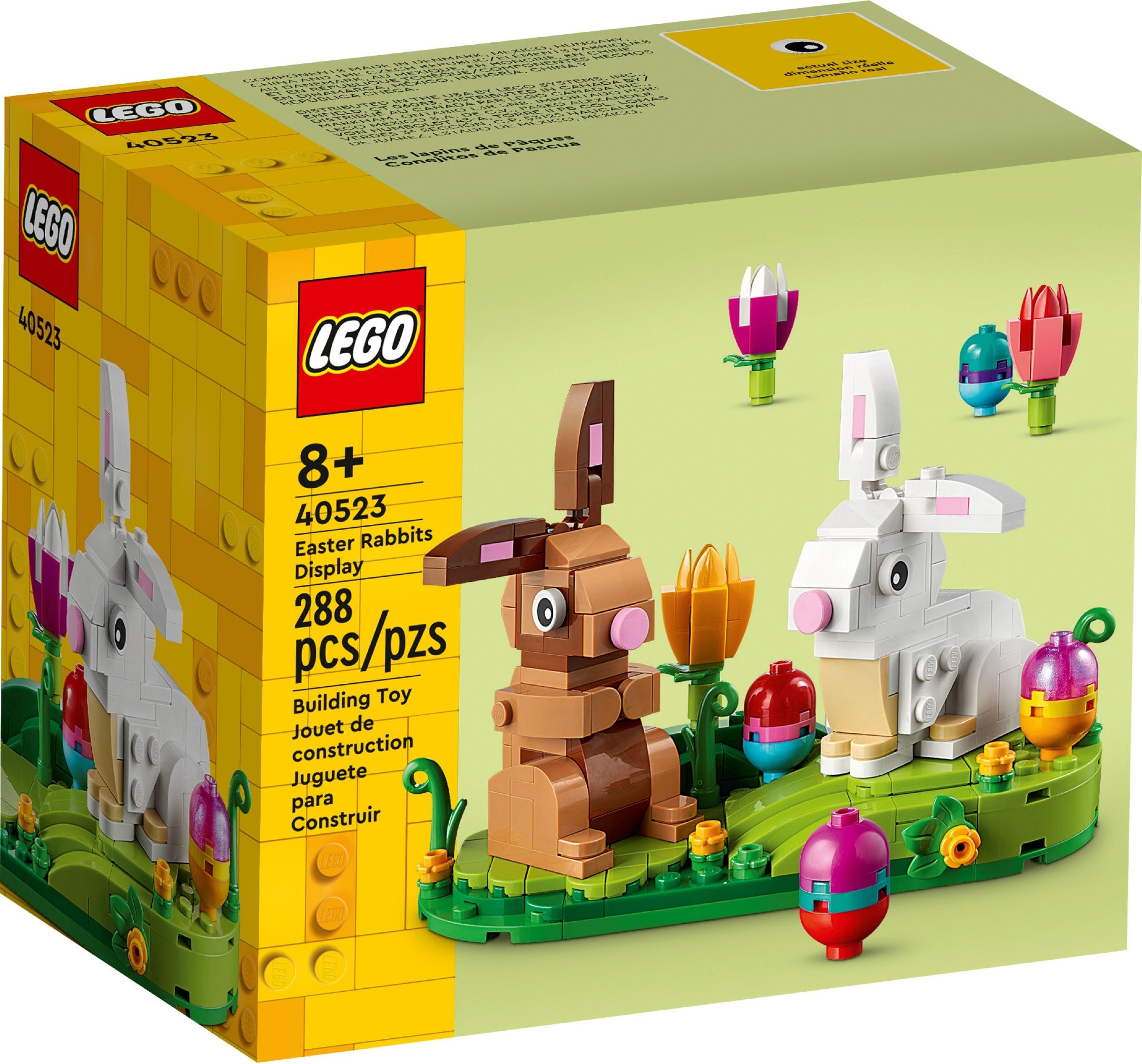 Изображение товара Конструктор LEGO BrickHeadz Пасхальные кролики 288 деталей набор для праздника весна