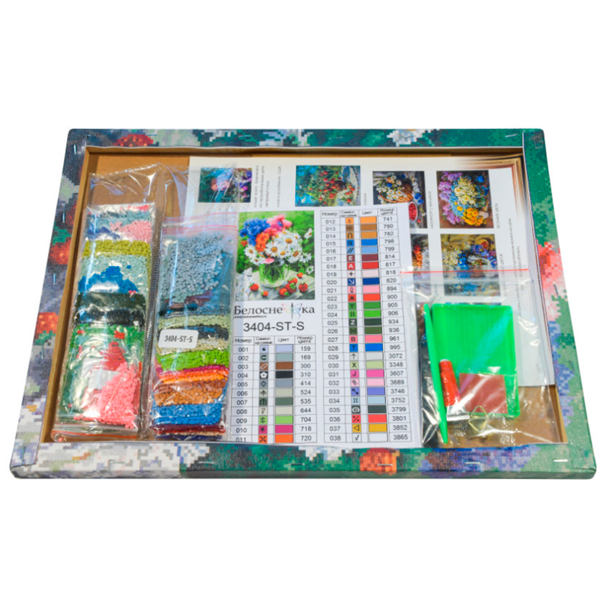 Алмазная мозаика Белоснежка Дачные цветочки - фото 5