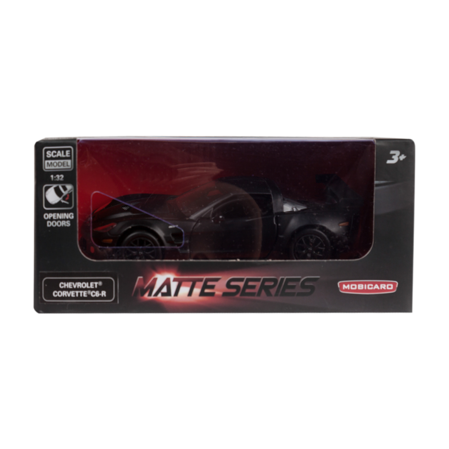 Автомобиль Mobicaro Chevrolet Corvette Карбон 1:32 544003M - фото 3