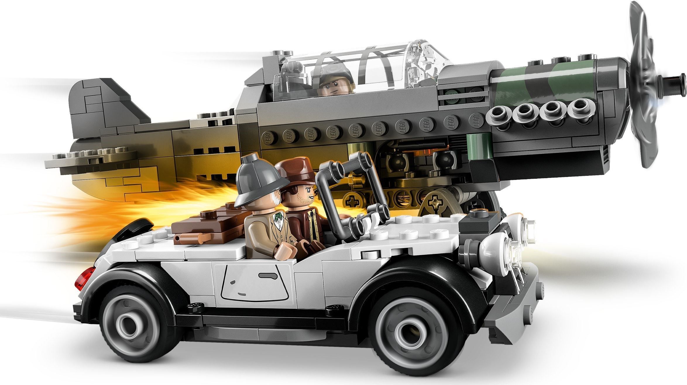 Конструктор LEGO Indiana Jones погоня за истребителем 387 дет. - фото 2