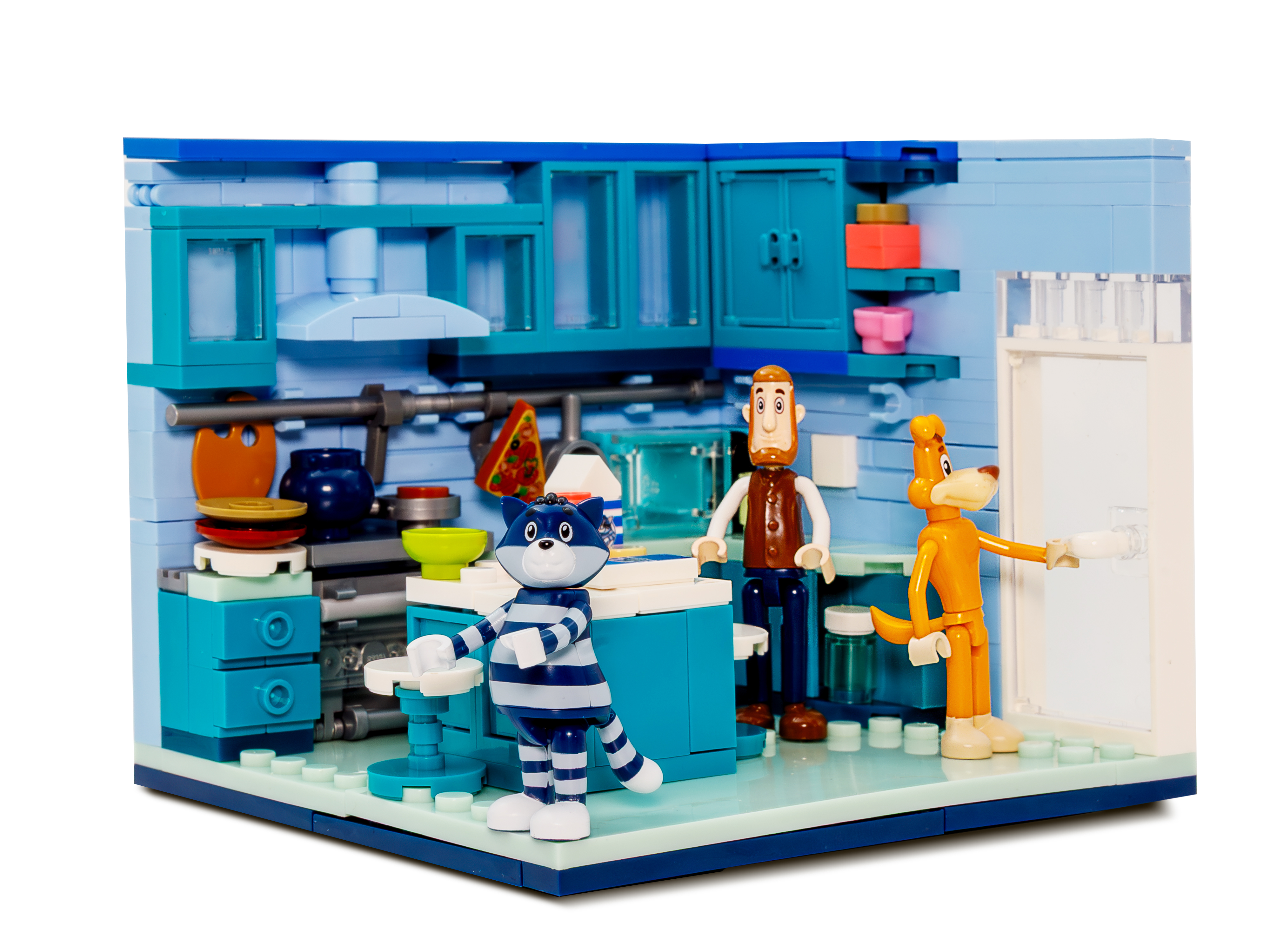 Конструктор Союзмультфильм Простоквашино Папа на кухне 255 дет. - фото 3