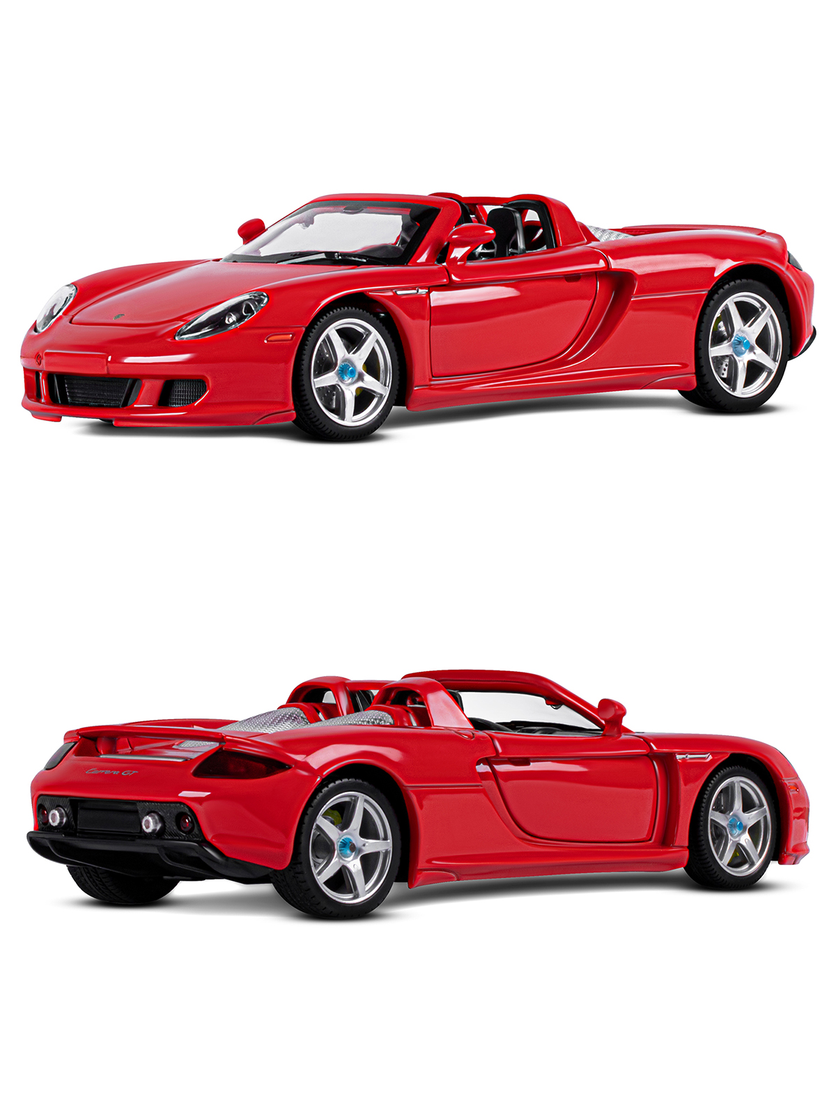 Автомобиль АВТОпанорама Porsche Carrera GT 1:24 JB1200220 - фото 11