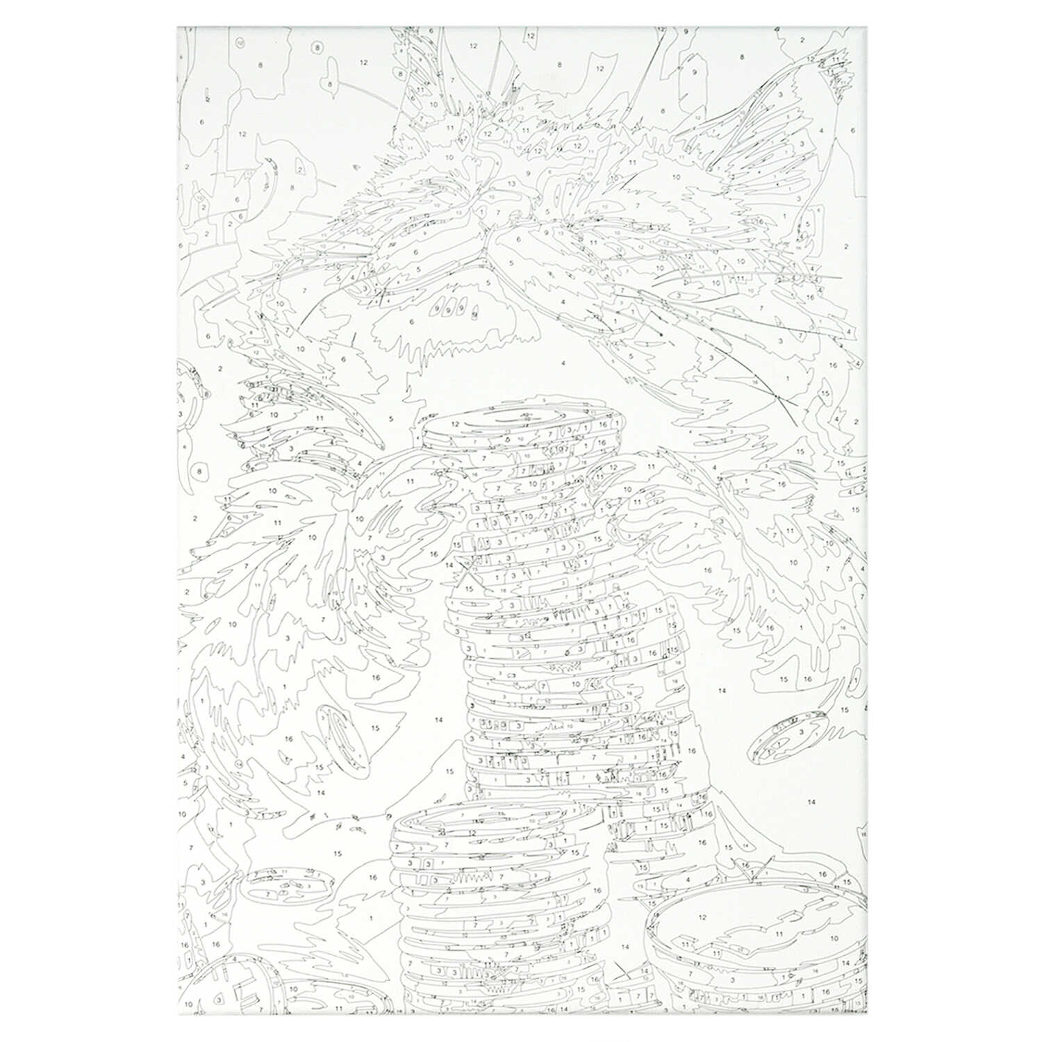 Картина по номерам Феникс + - фото 7