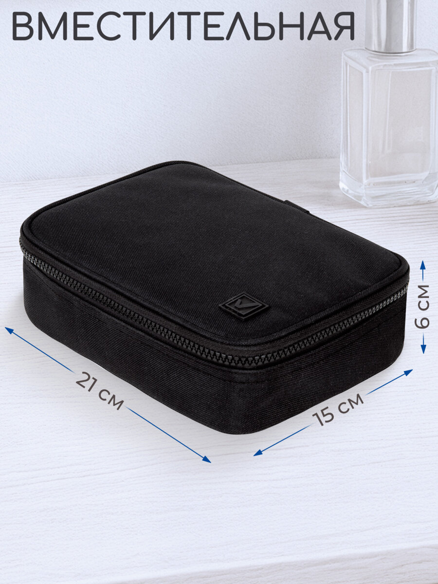 Пенал Brauberg дорожная на молнии органайзер - фото 3