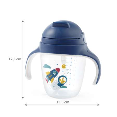 Поильник Babyono Classic+ 240 мл в ассортименте