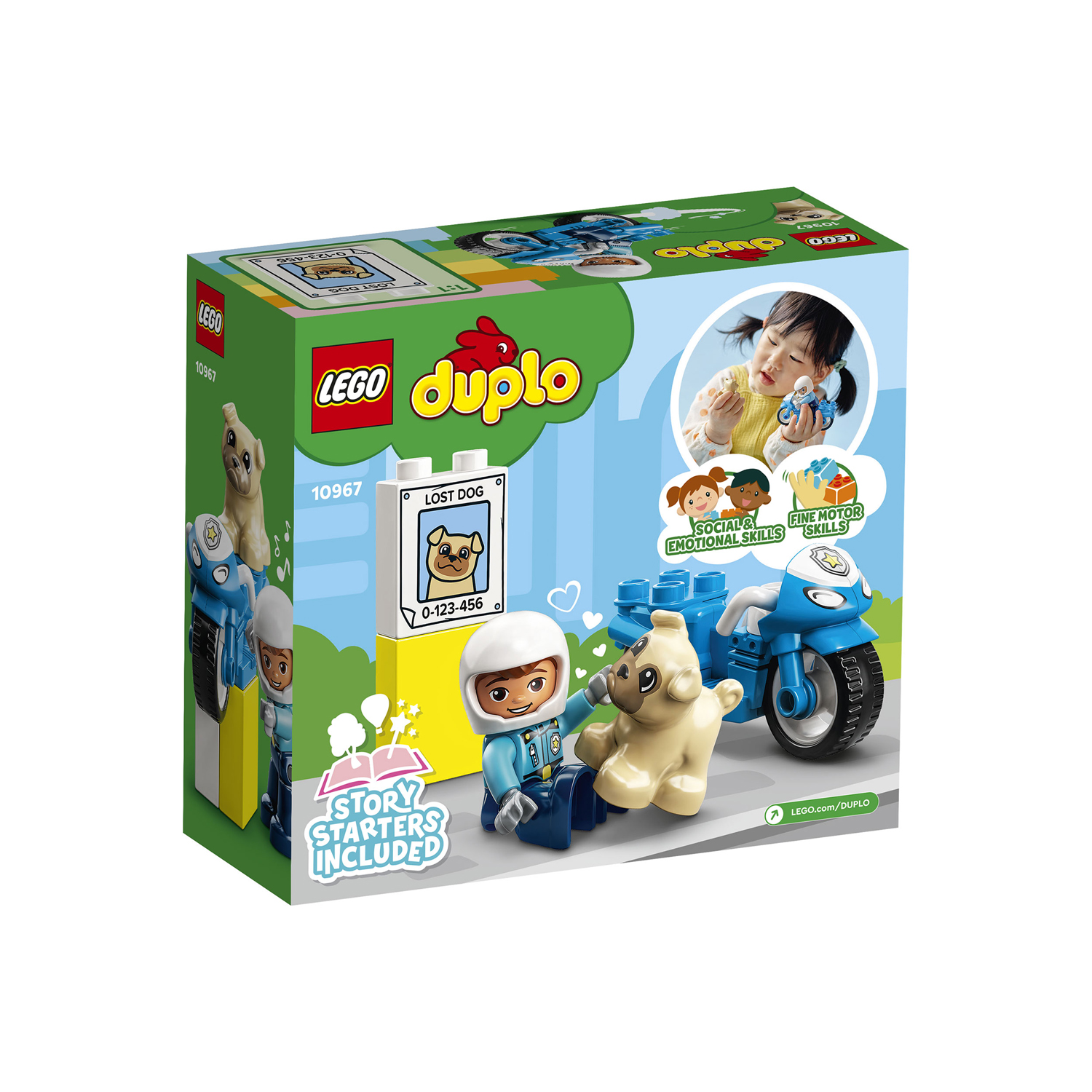 Конструктор LEGO DUPLO Полицейский мотоцикл - фото 12
