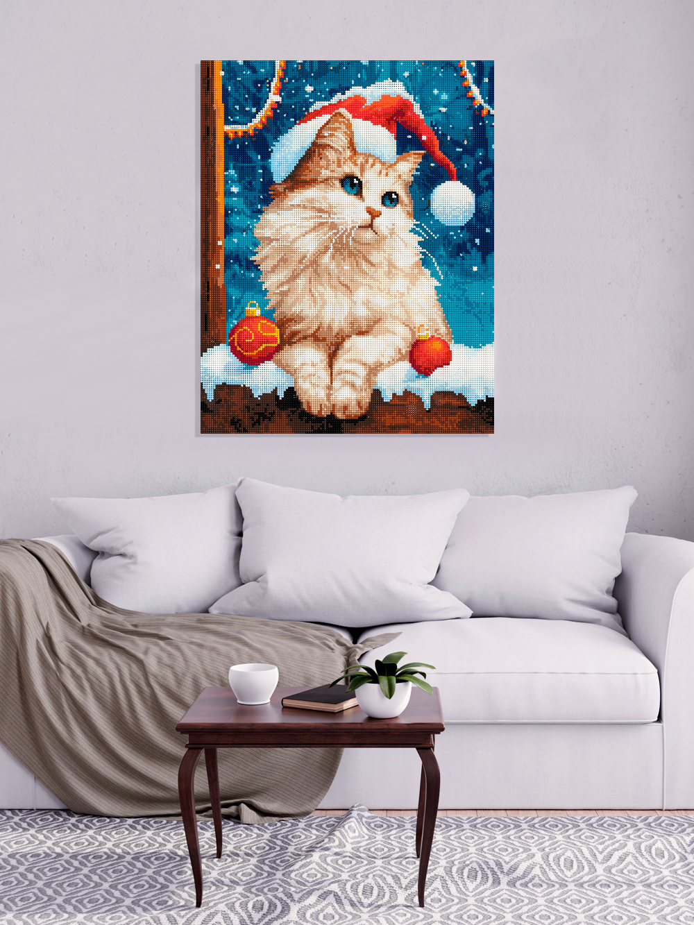 Алмазная мозаика KIKI Новогодний вечер - фото 3