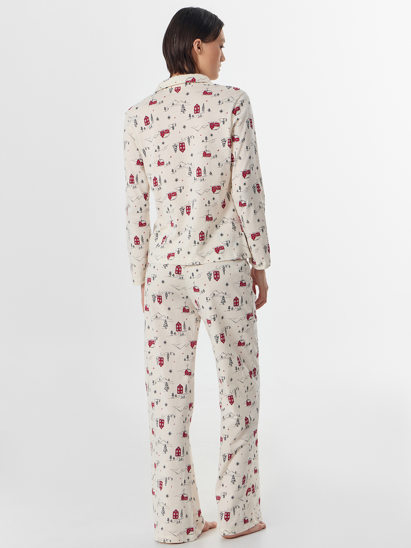 Пижама Mark Formelle (Марк Формэль) 592633/домики на молочном - фото 3