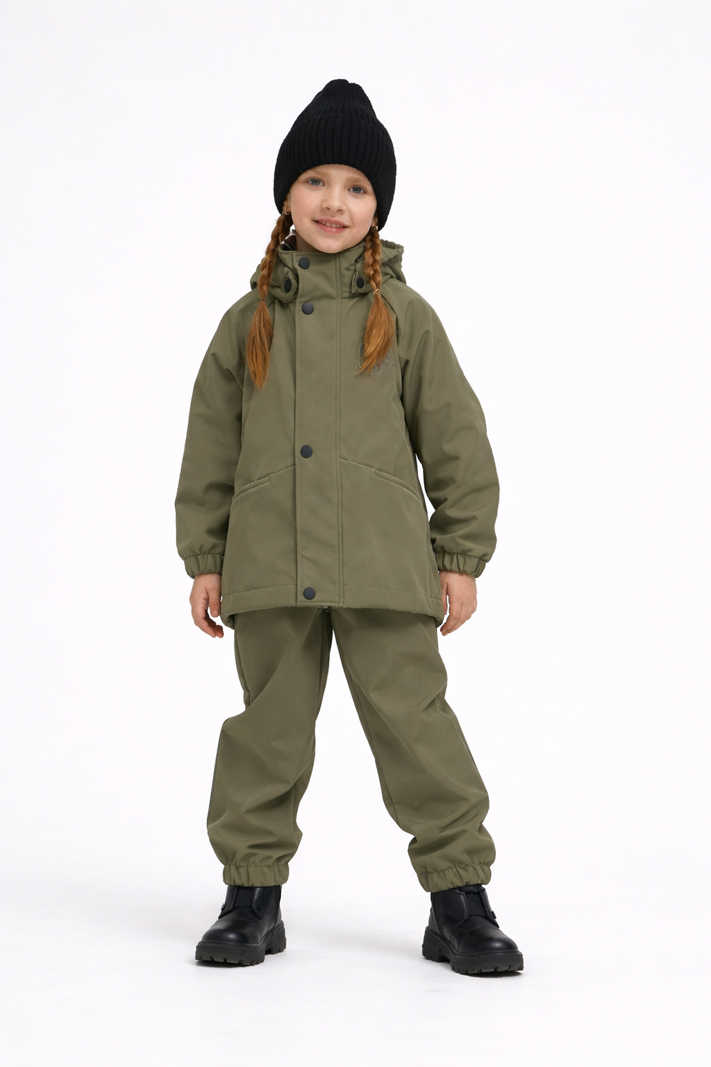 Костюм Супер Пупс кост/софтшел/удлин/олива - фото 1