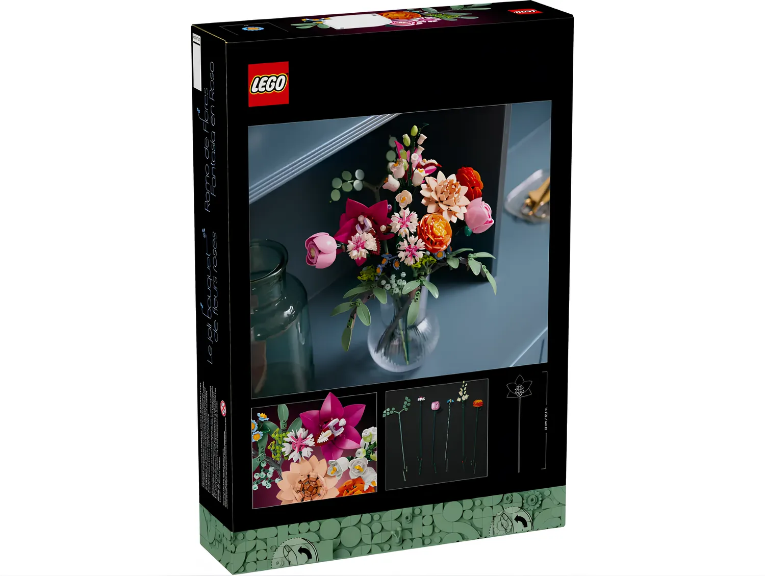 Конструктор LEGO Botanicals Букет Розовых цветов 749 дет. - фото 8