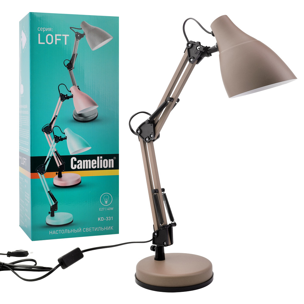 Светильник настольный Camelion KD-331 C26 - фото 3