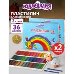 Пластилин Юнландия 36 цв.