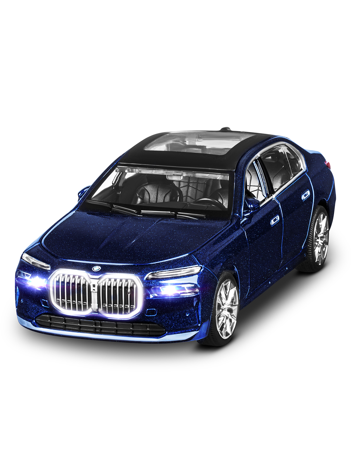 Автомобиль АВТОпанорама BMW I7 1:24 JB1251652 - фото 11