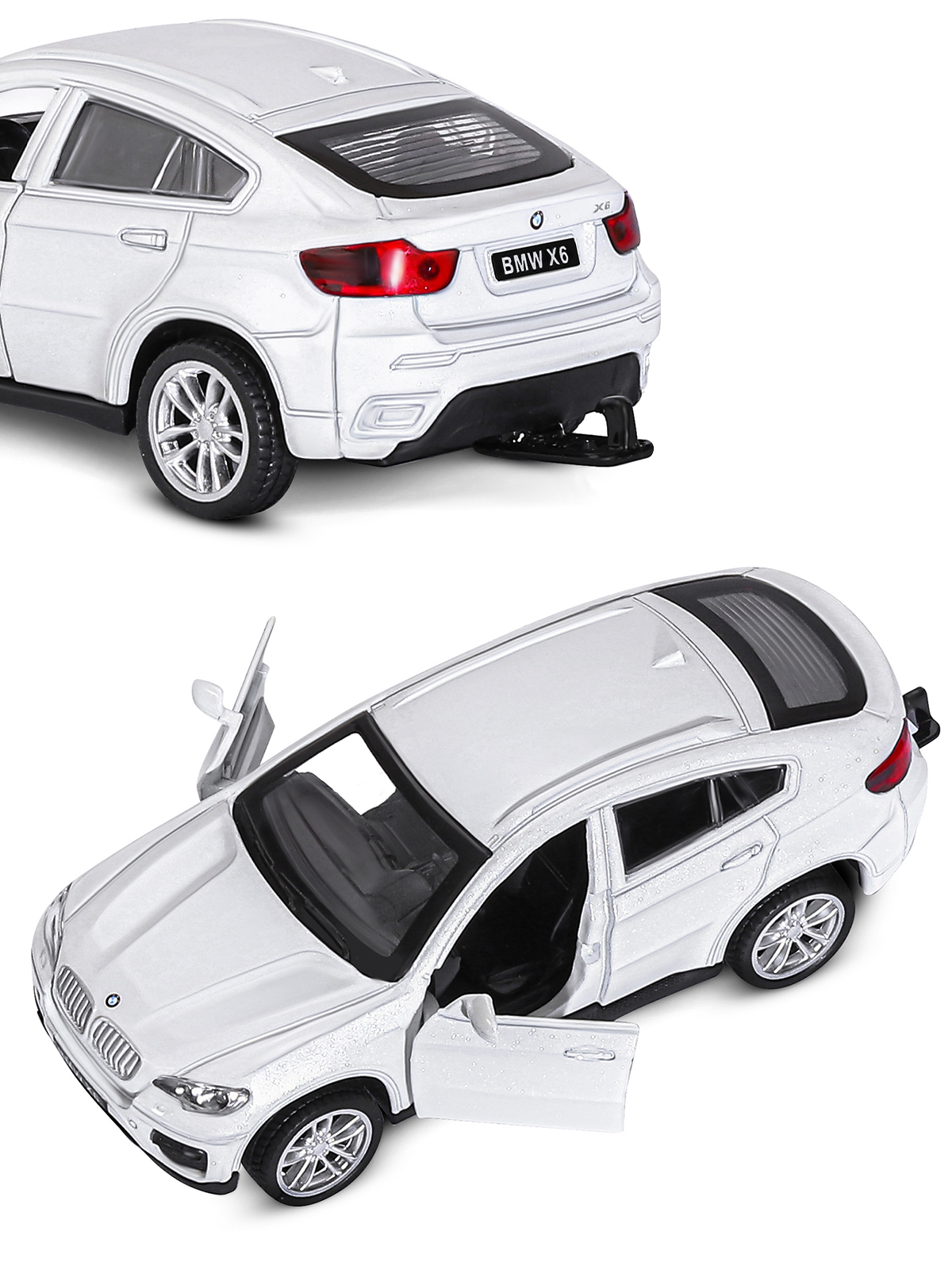 Внедорожник АВТОпанорама BMW X6 1:42 JB1251175 - фото 9