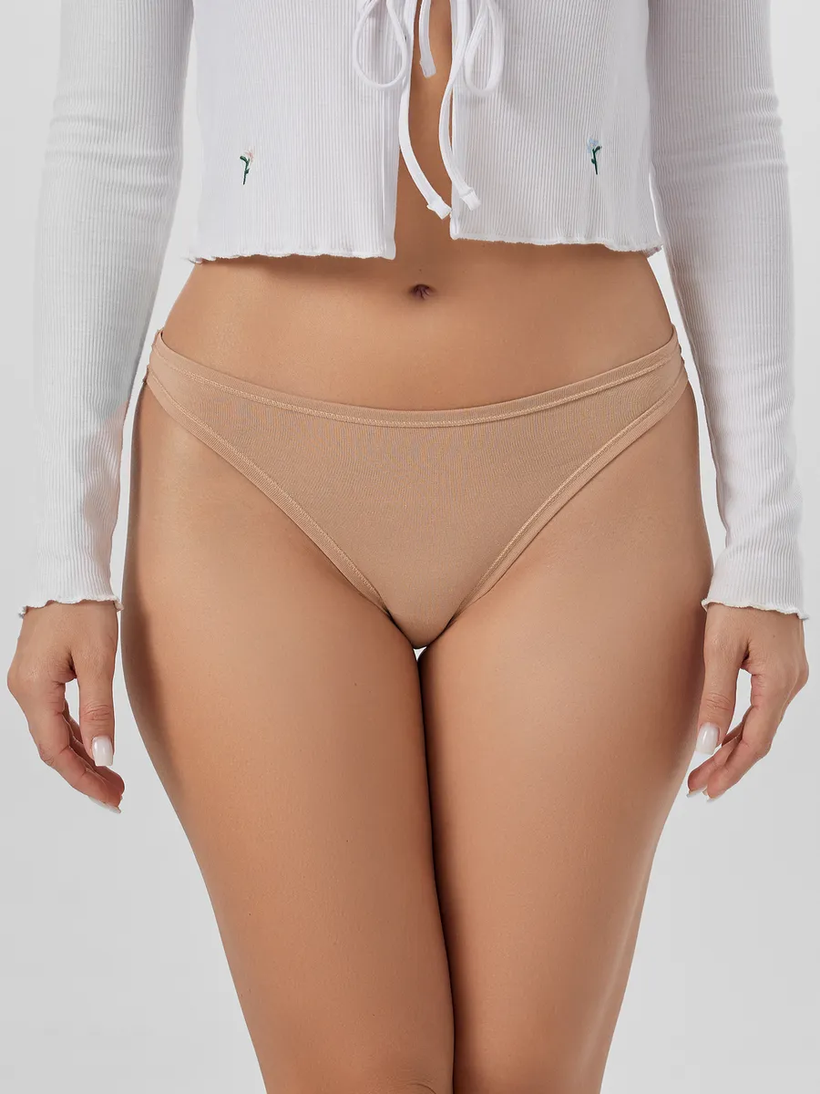 Трусы 3 шт Mark Formelle (Марк Формэль) 412621-3/телесный +цикорий +черный - фото 3