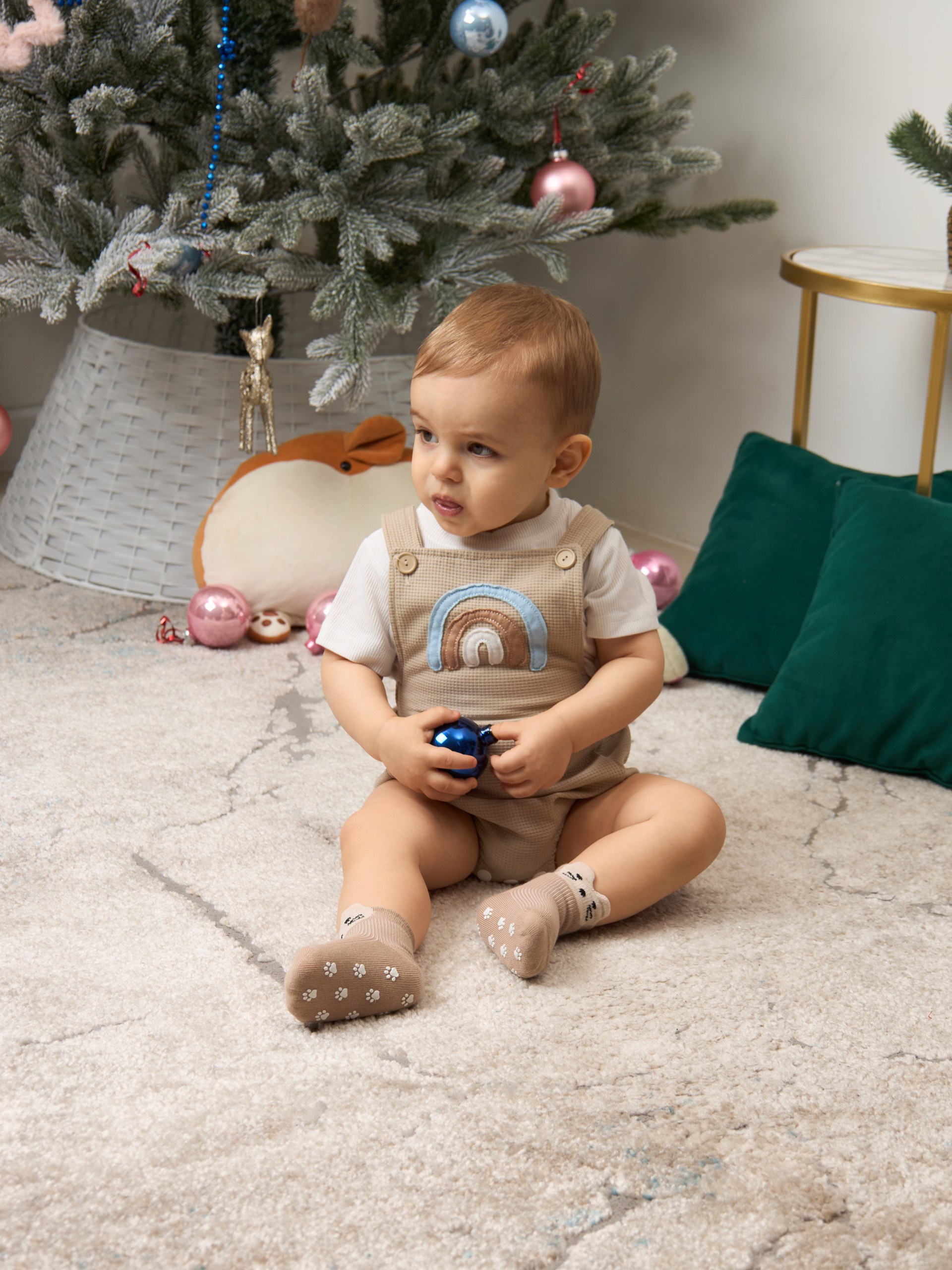 Носки 4 пары ALEX YVN B-2035-4-жел.син.беж.кор. - фото 6