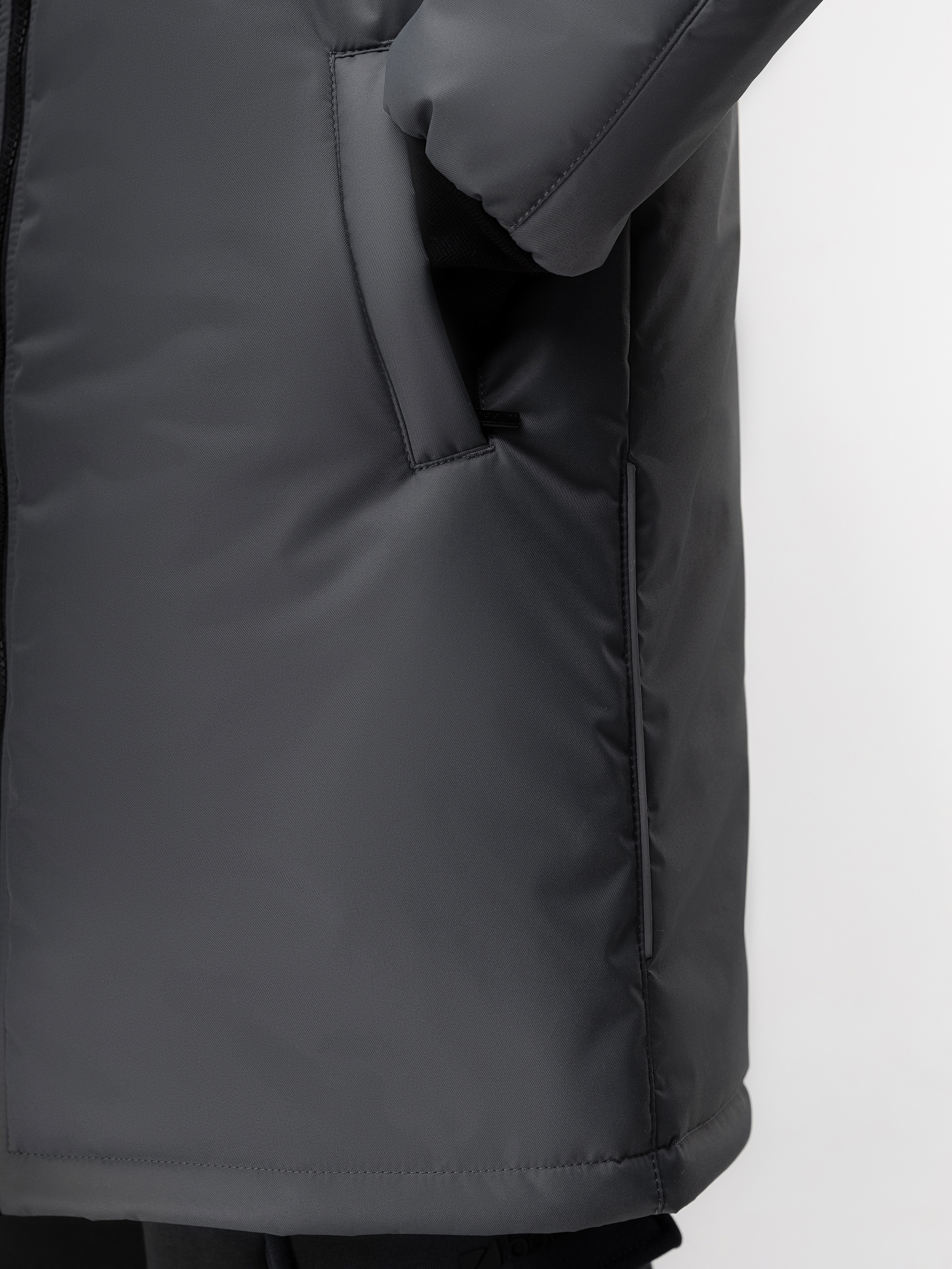 Пальто Bodo 49-10U_темно-серый - фото 11