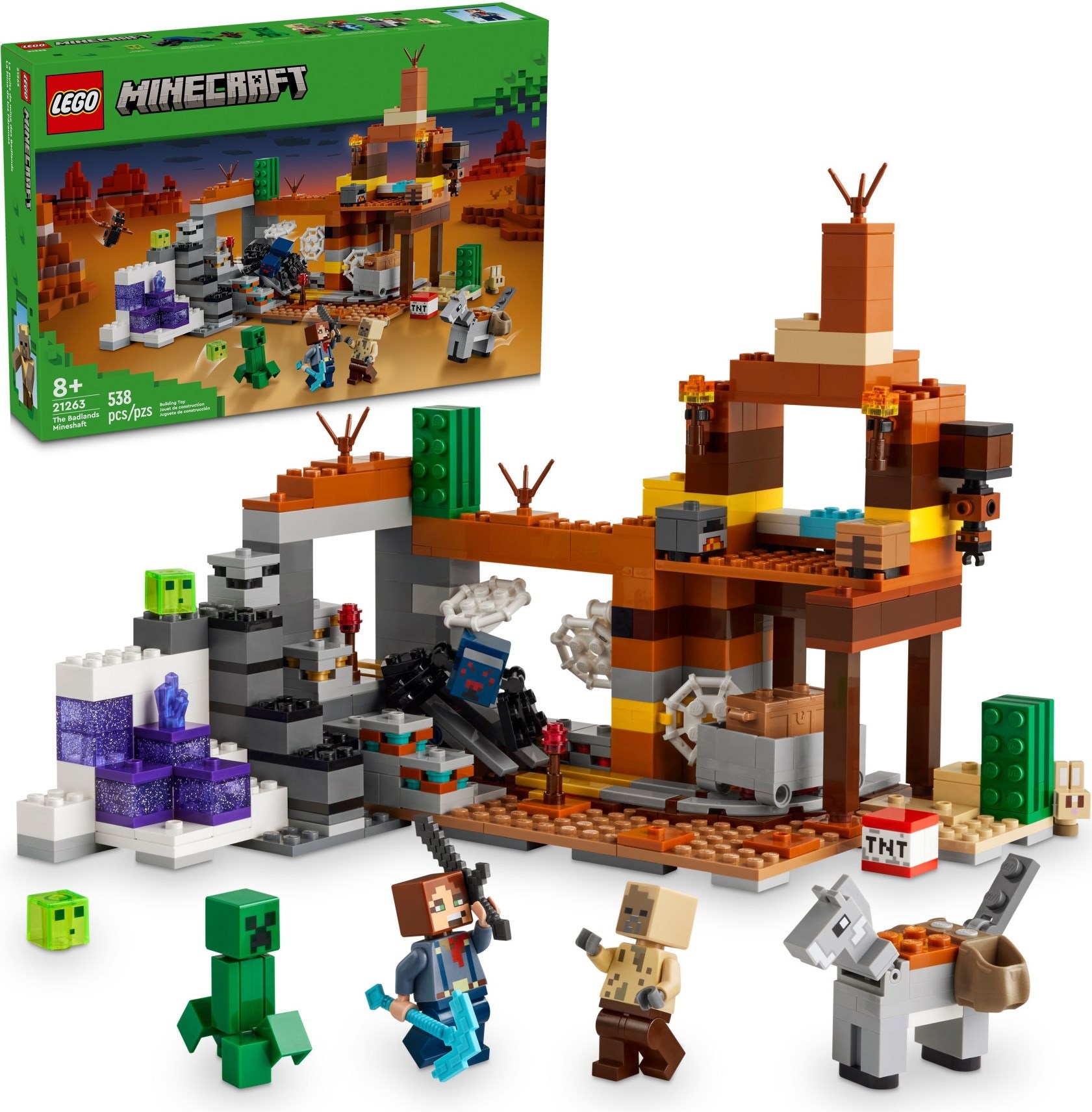 Конструктор LEGO Minecraft 21263 538 дет. - фото 2
