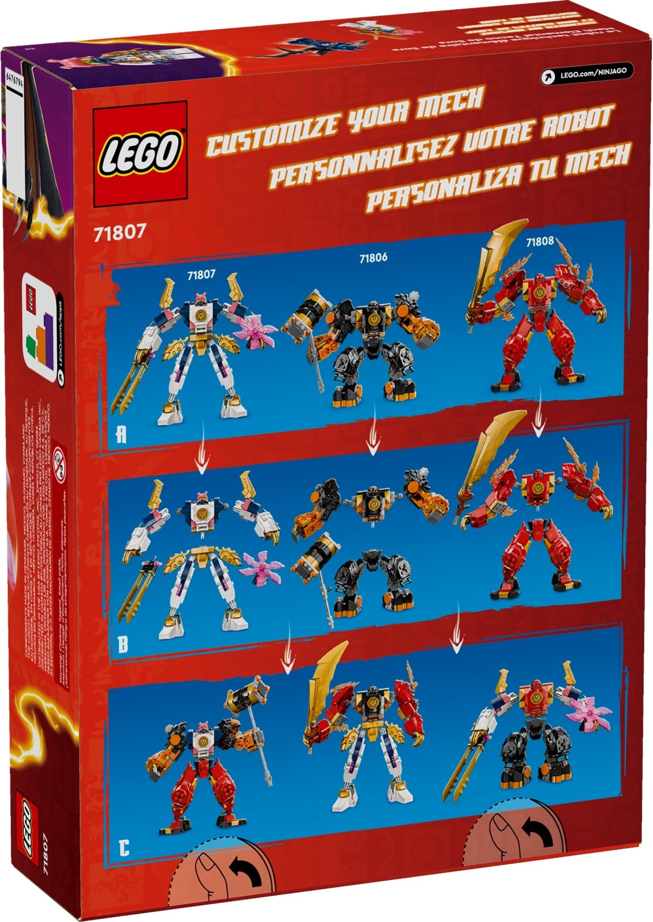 Конструктор LEGO NINJAGO 71807 209 дет. - фото 3