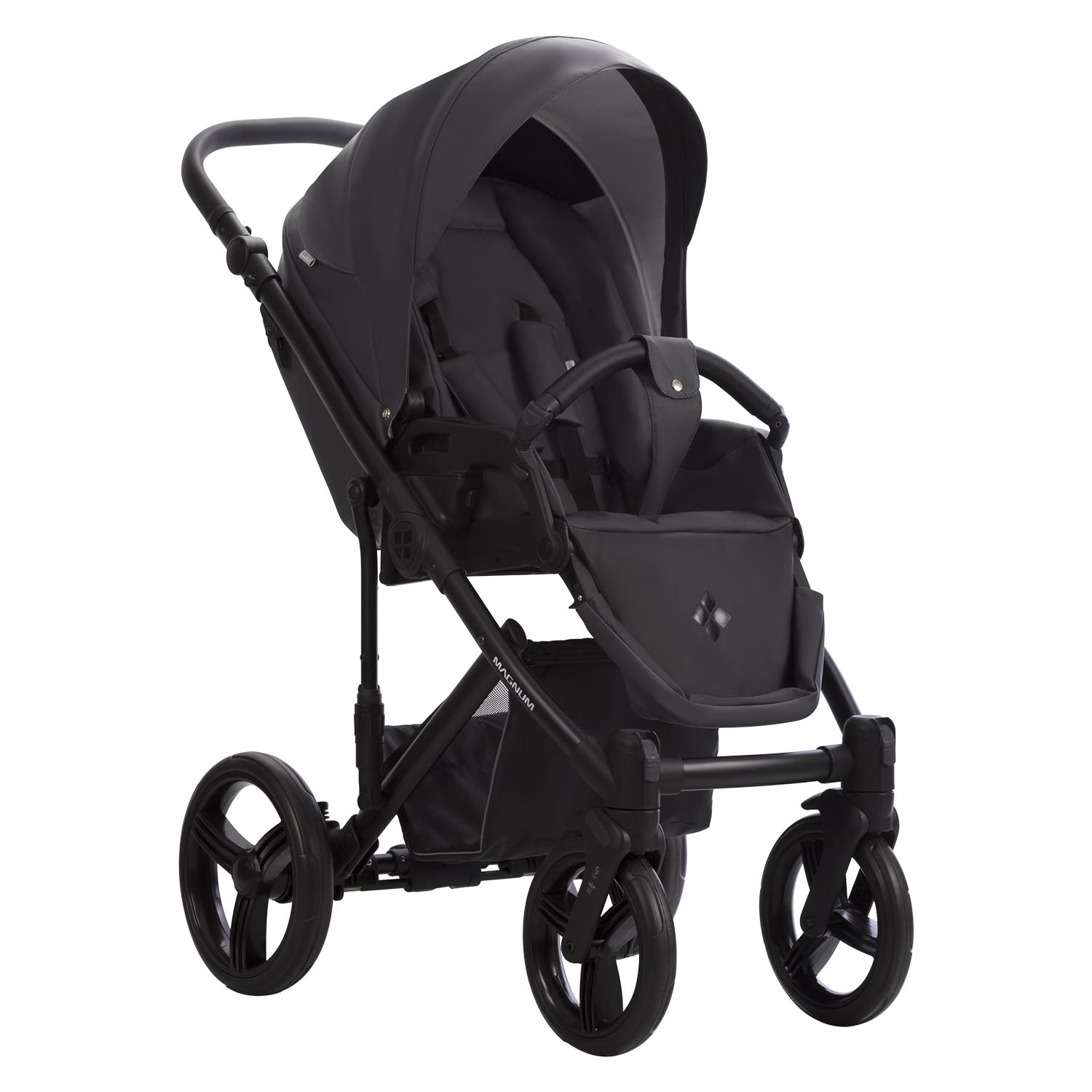 Коляска 2в1 Bebetto Magnum Light Pro серый - фото 5