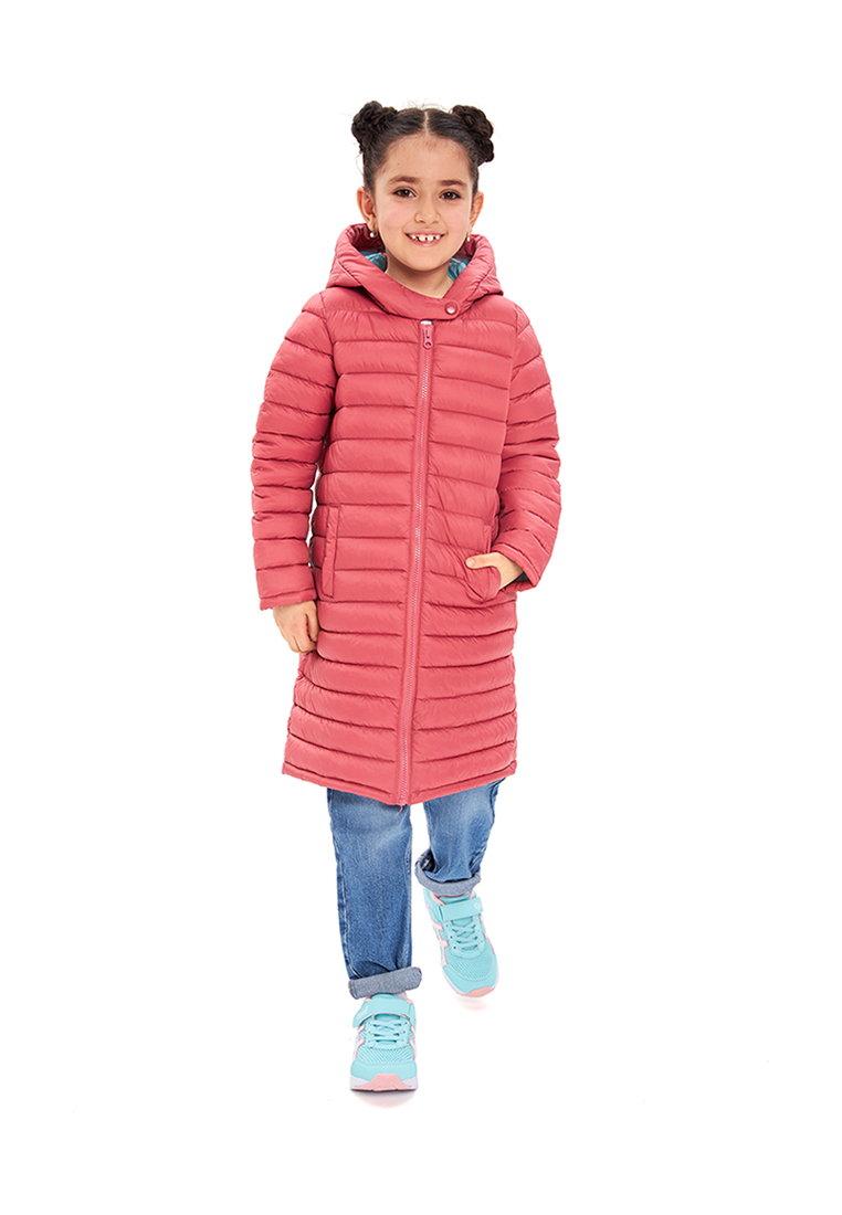 Куртка Oldos AOSS22JK2T133_БРУСНИЧНЫЙ_ПЫЛЬНО БИРЮЗОВЫЙ - фото 1