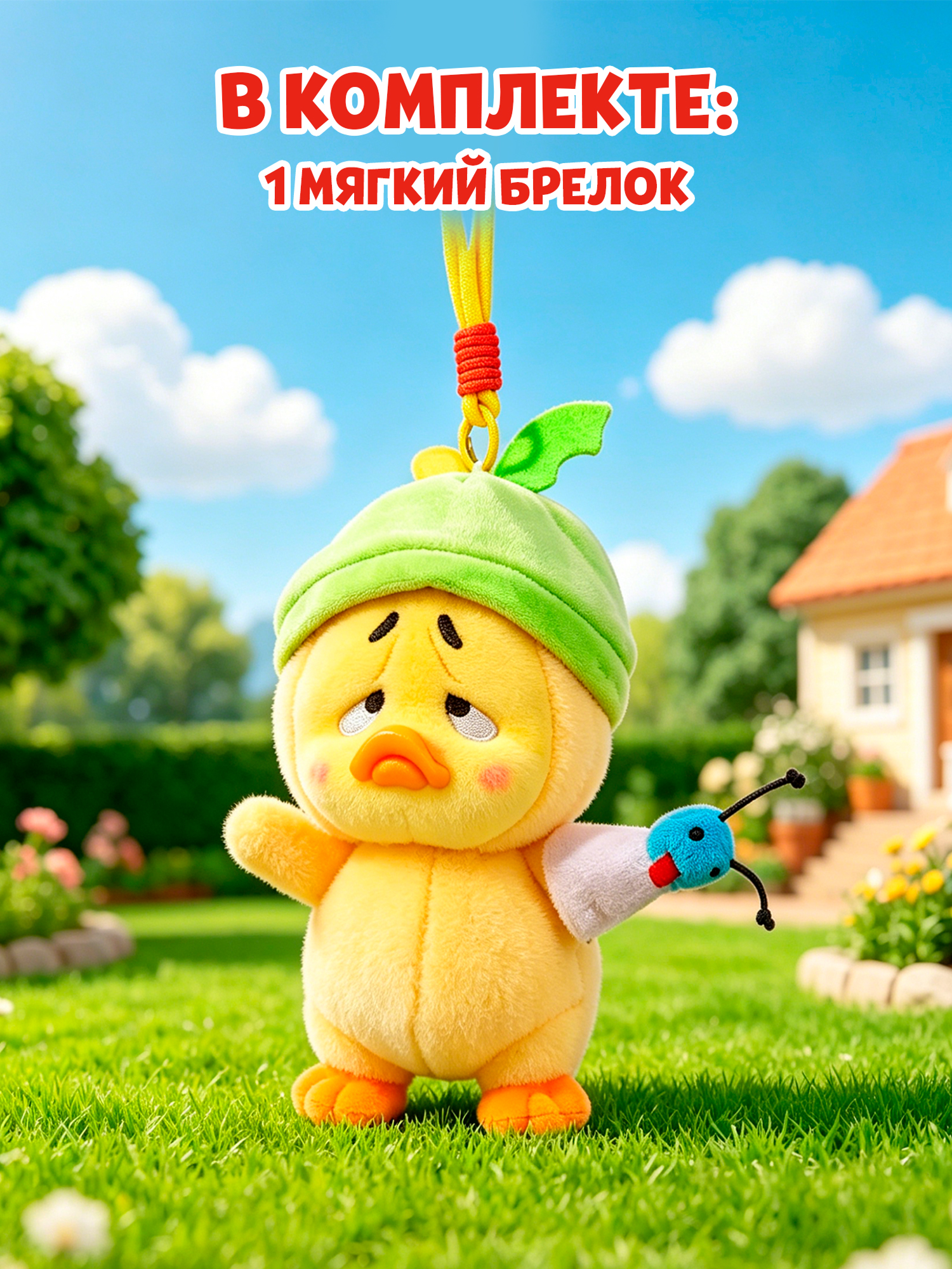 Брелок Upset Duck Born This Way Duck - фото 6