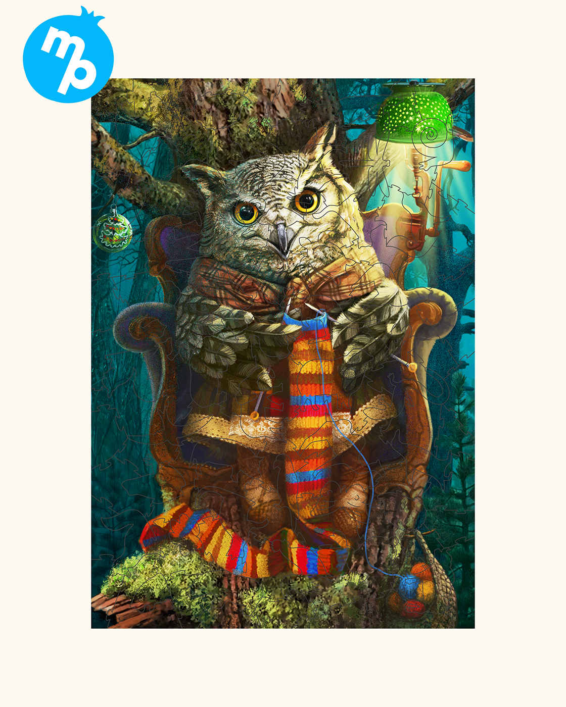 Пазл 1TOY Мудрая сова деревянный - фото 7