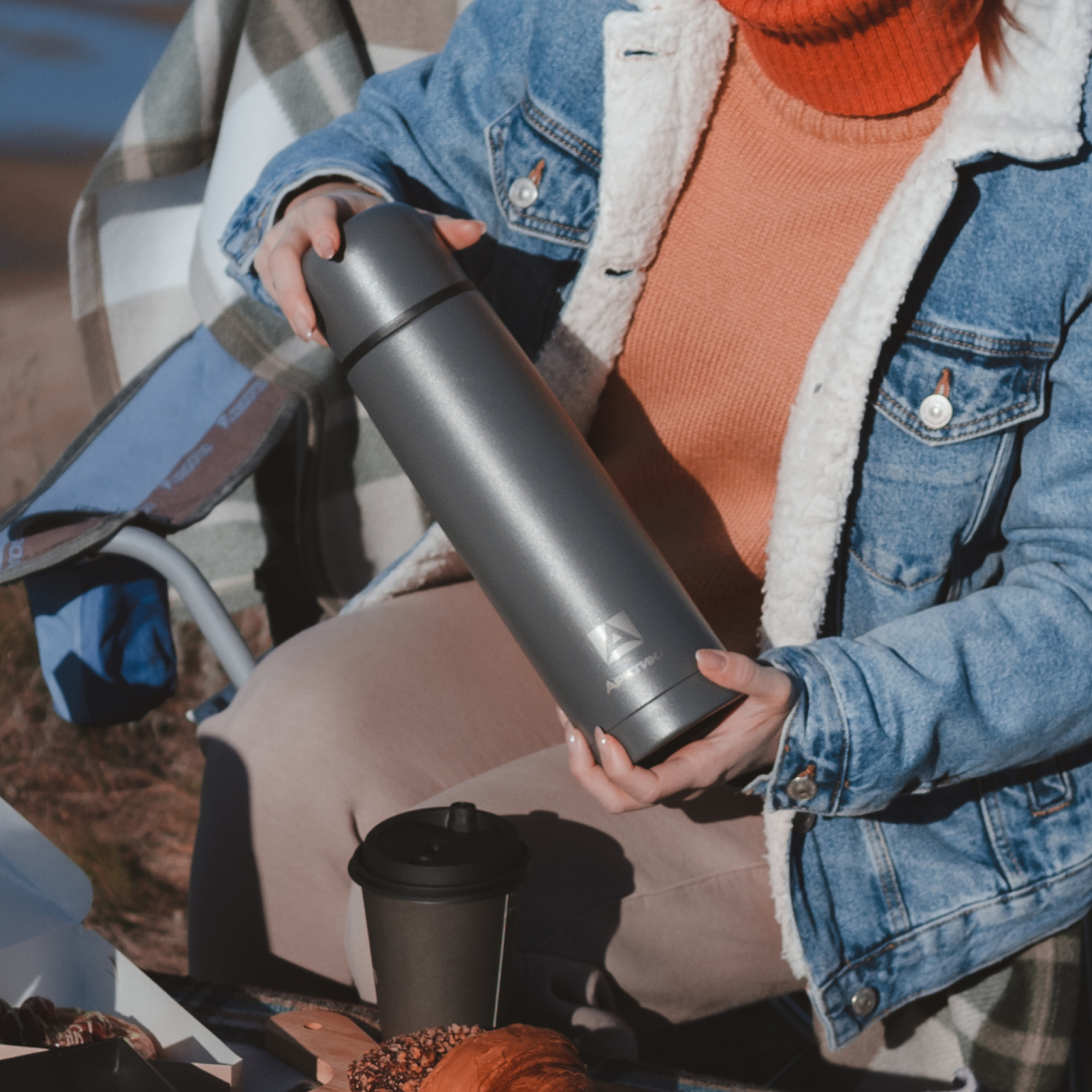 Термос Арктика 101-1000 графит - фото 2