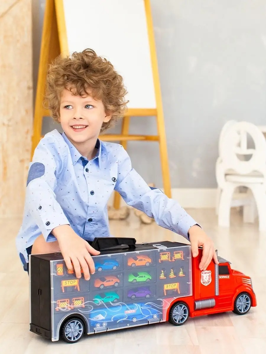 Автовоз Givito Мой город с тоннелем G205-003 - фото 1