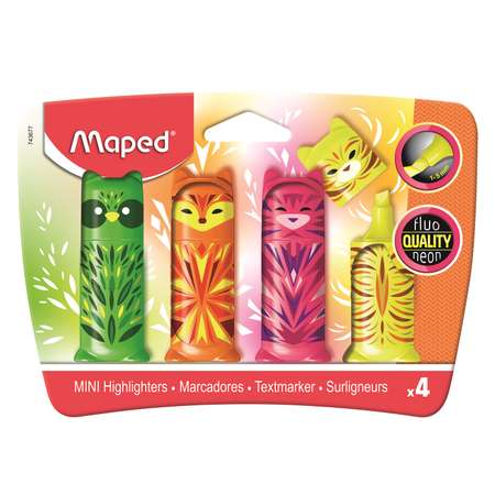 Текстовыделители MAPED 4 цв.