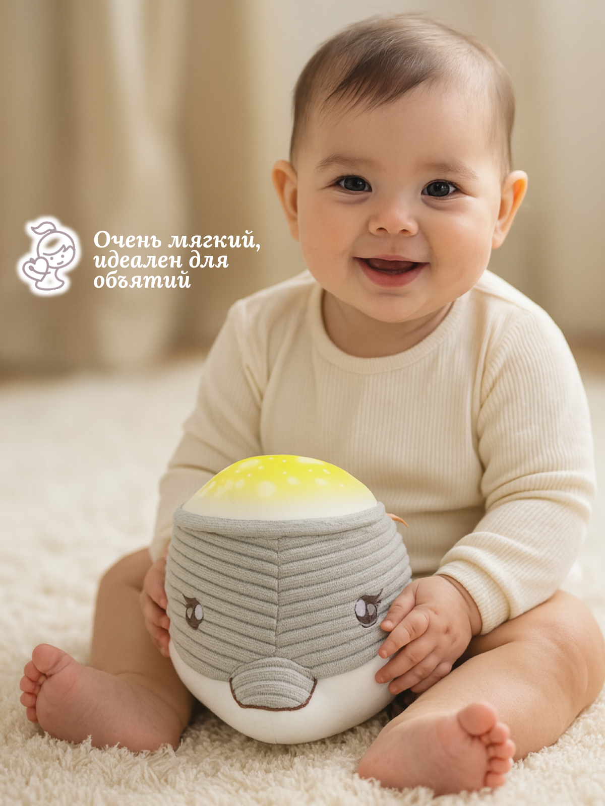 Игрушка ночник Chicco Дельфин - фото 7