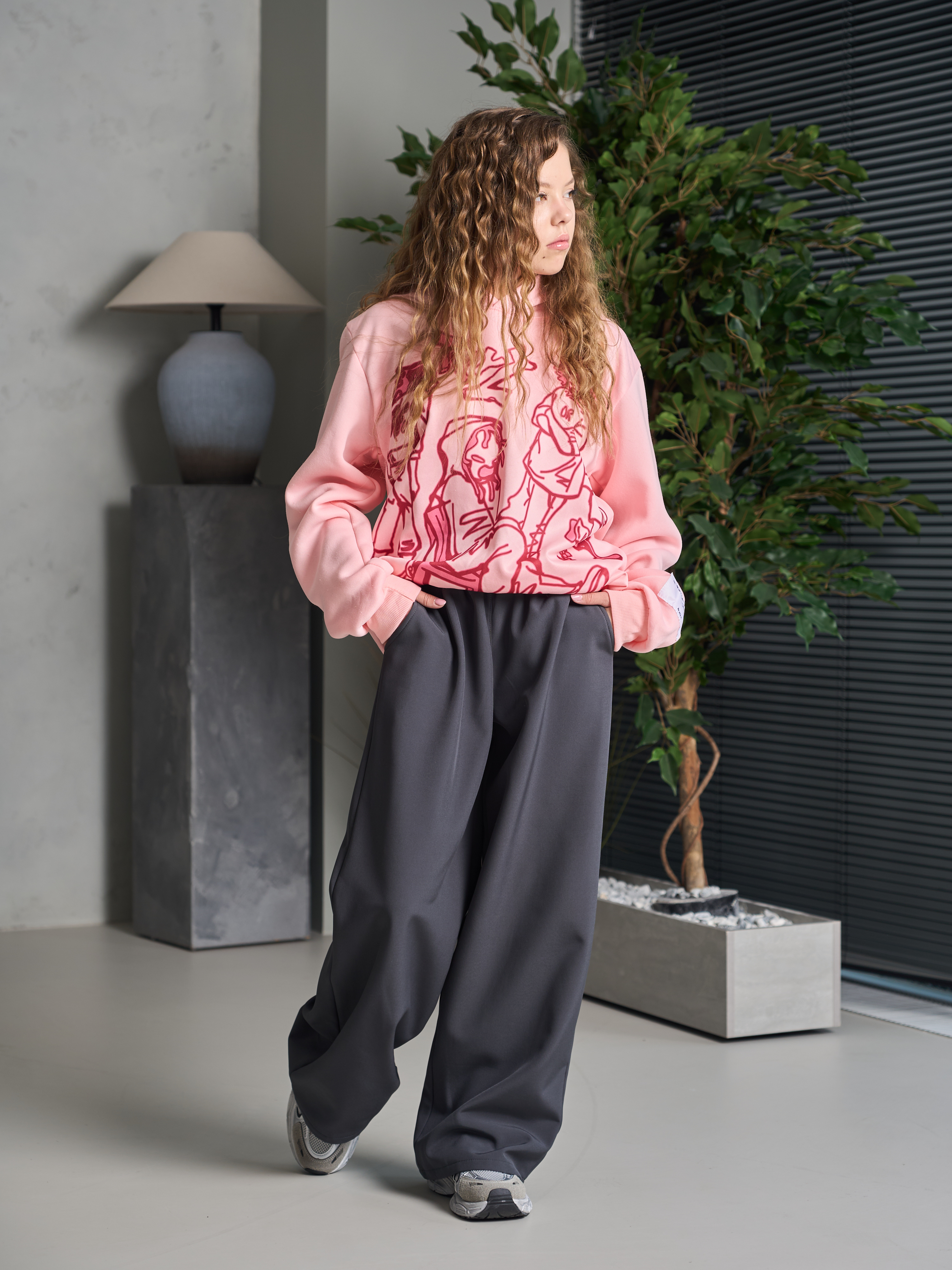 Брюки-палаццо СИНЯЯ МОДА WF1011-H39 - фото 14