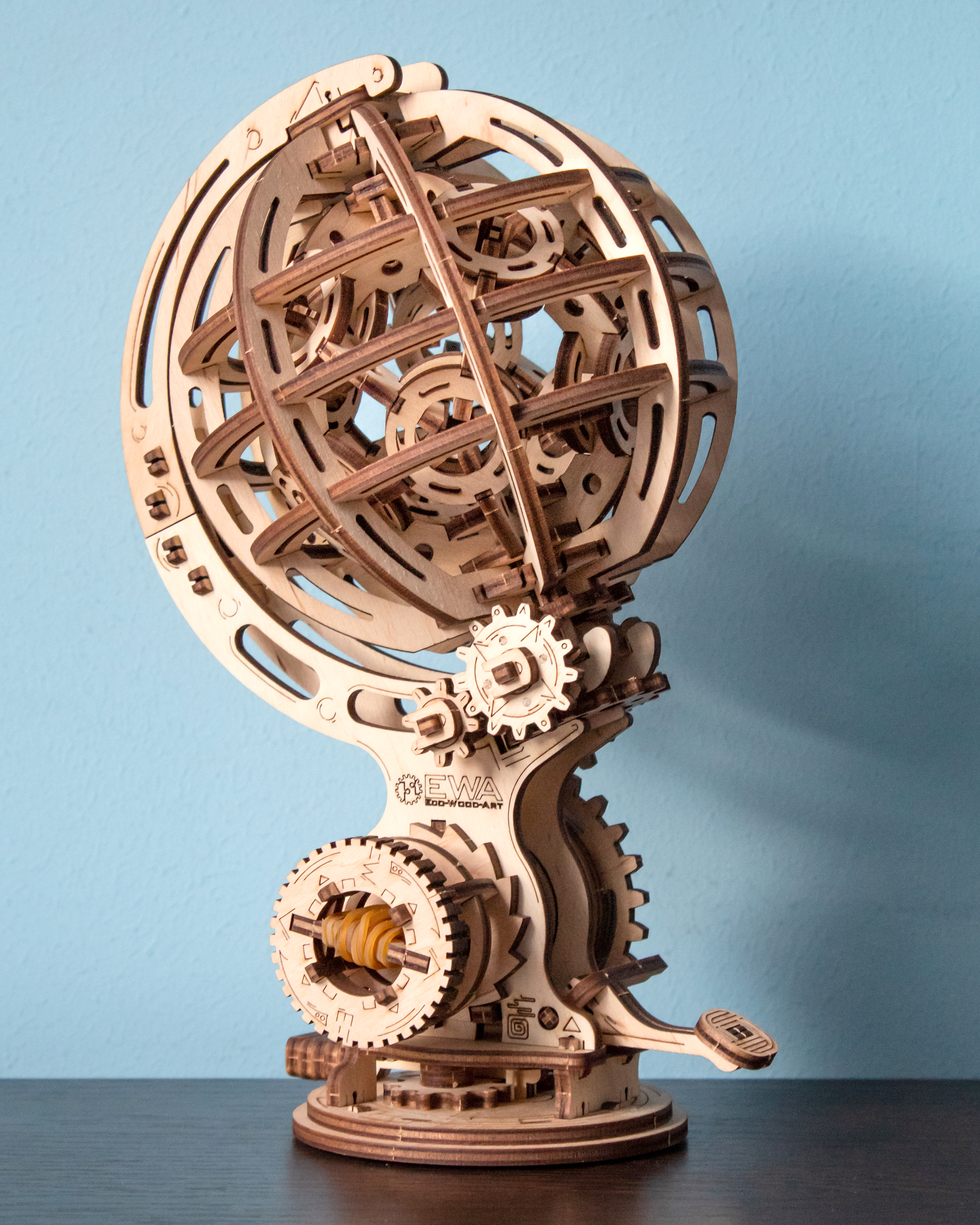 Конструктор Eco Wood Art Кинетический глобус деревянный 205 дет. - фото 10
